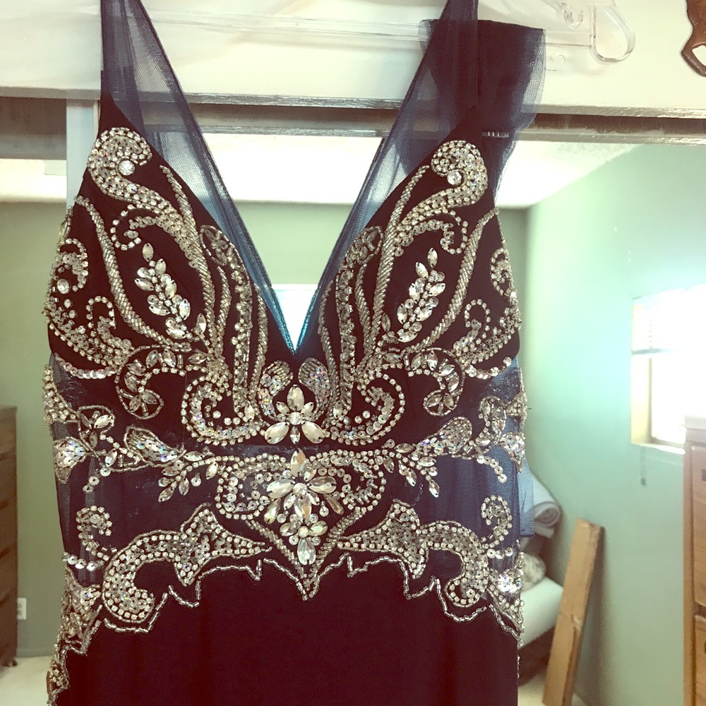 Gorgeous Navy Evening Gown